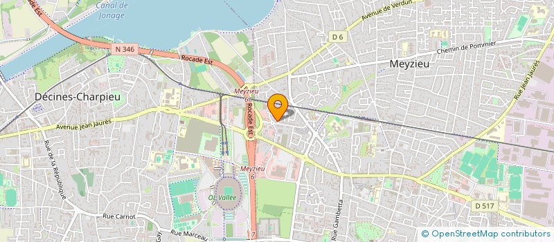 localisation de l'entreprise MONSIEUR THIERRY MERMET  MEYZIEU