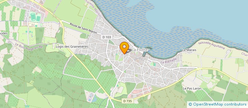 localisation de l'entreprise MONSIEUR THIERRY MERMET  LA FLOTTE