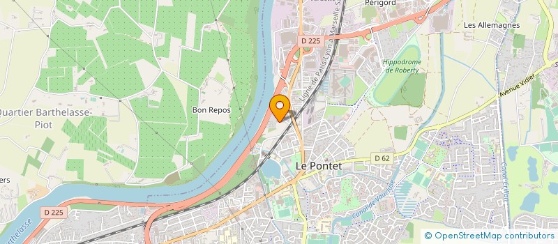 localisation de l'entreprise MONSIEUR THIERRY MERMOZ  LE PONTET