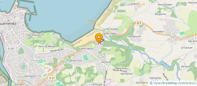 localisation de l'entreprise MONSIEUR THIERRY MESCAM  DOUARNENEZ