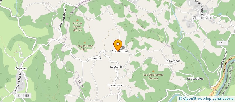 localisation de l'entreprise MONSIEUR THIERRY MESTRE  CORNIL