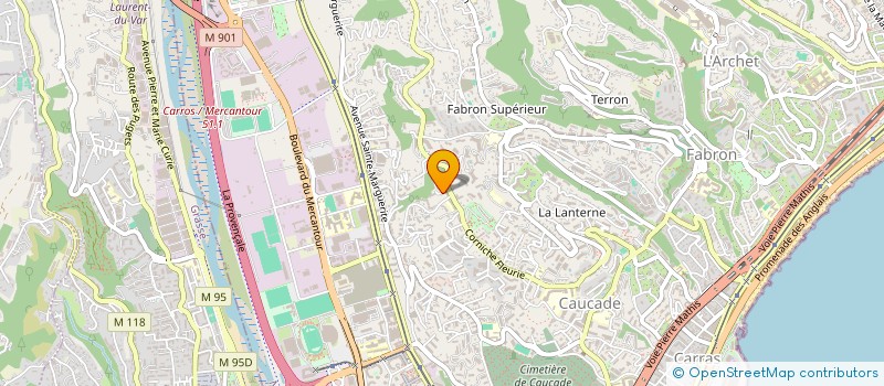 localisation de l'entreprise MONSIEUR THIERRY METENIER  LA COLLE-SUR-LOUP