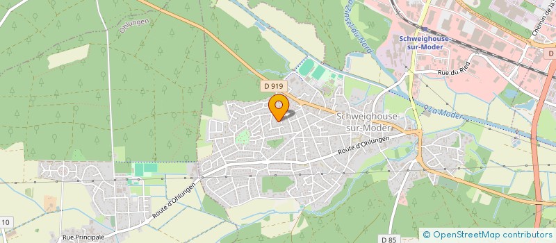 localisation de l'entreprise MONSIEUR THIERRY METZ  SCHWEIGHOUSE-SUR-MODER