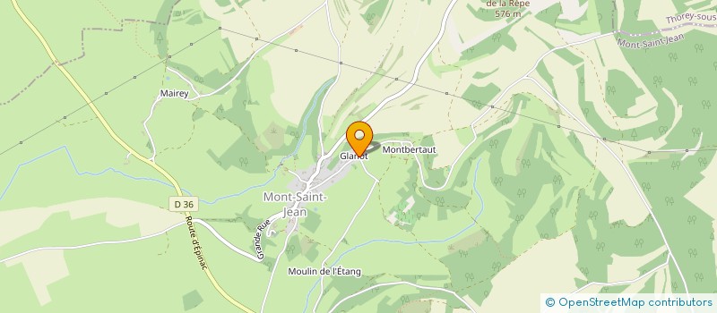 localisation de l'entreprise MONSIEUR THIERRY MEURIOT  MONT-SAINT-JEAN