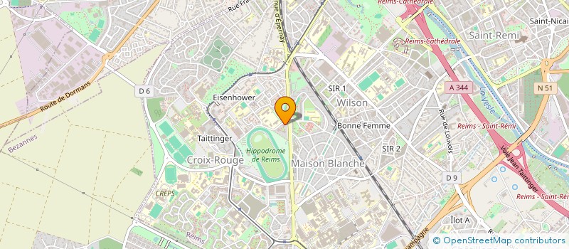 localisation de l'entreprise MONSIEUR THIERRY MEURS  REIMS