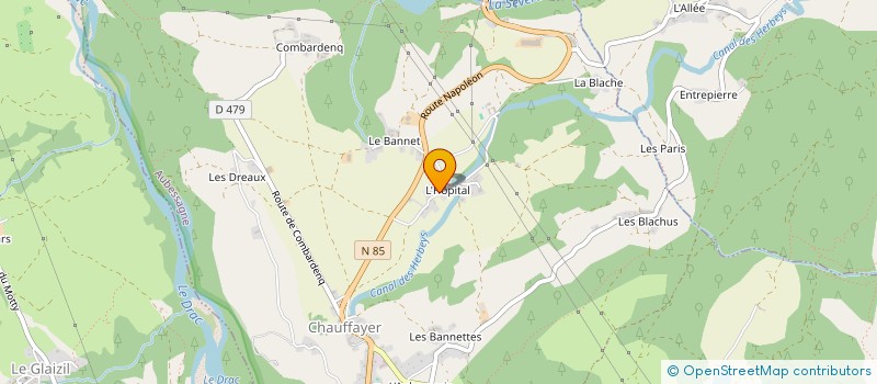 localisation de l'entreprise MONSIEUR THIERRY MEYER  AUBESSAGNE