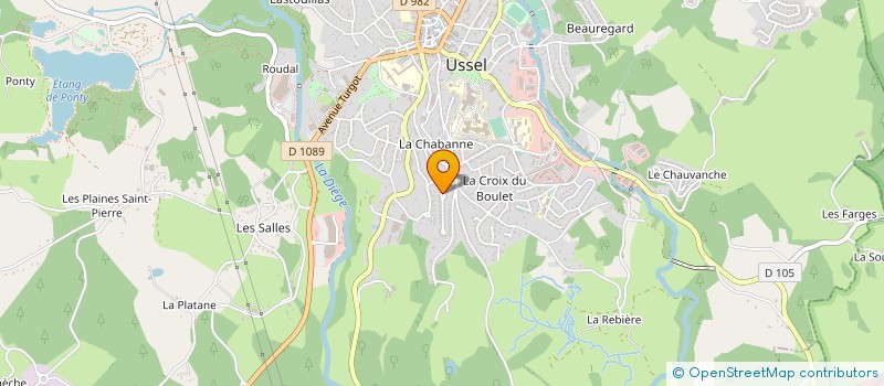 localisation de l'entreprise MONSIEUR THIERRY MEYNIAL  BRIVE-LA-GAILLARDE