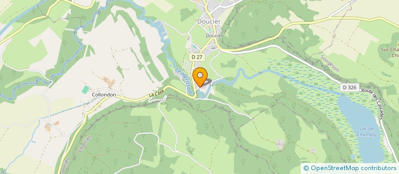 localisation de l'entreprise MONSIEUR THIERRY MICHAUD  DOUCIER