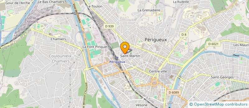 localisation de l'entreprise MONSIEUR THIERRY MICHAUD  PERIGUEUX