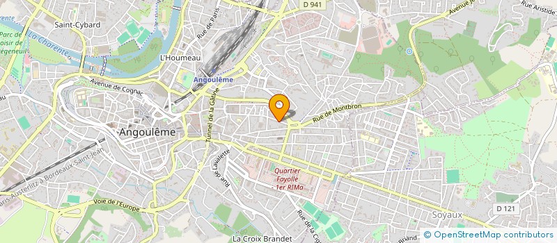 localisation de l'entreprise MONSIEUR THIERRY MICHAUT à ANGOULEME