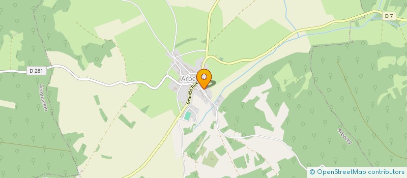 localisation de l'entreprise MONSIEUR THIERRY MICHAUX  ARBECEY