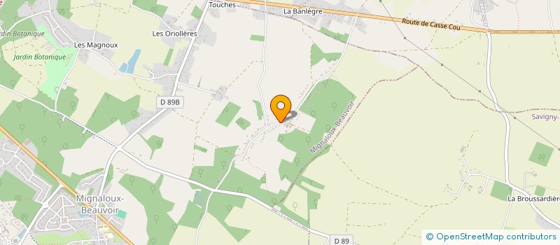 localisation de l'entreprise MONSIEUR THIERRY MICHEAUD à MIGNALOUX-BEAUVOIR