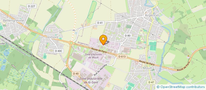 localisation de l'entreprise MONSIEUR THIERRY MICHEL  SAINT-PIERRE-EN-AUGE