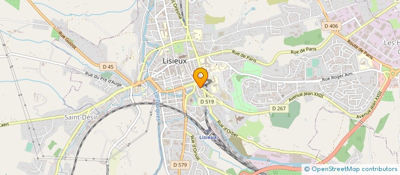 localisation de l'entreprise MONSIEUR THIERRY MICHEL à LISIEUX