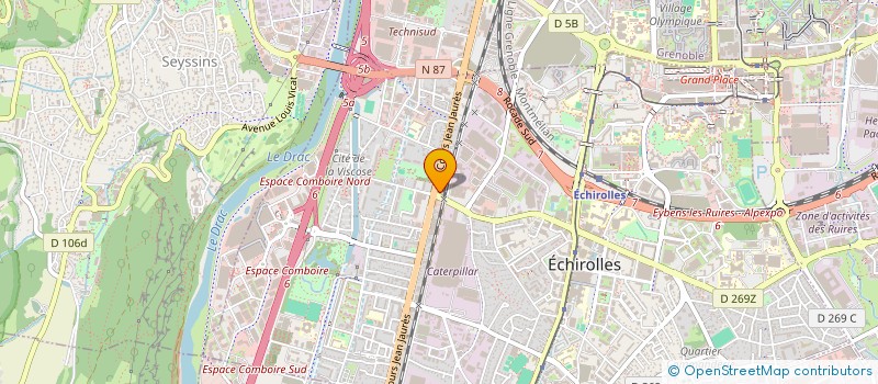 localisation de l'entreprise MONSIEUR THIERRY MICHEL  ECHIROLLES