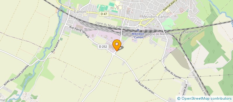 localisation de l'entreprise MONSIEUR THIERRY MICHELET  MEZIDON VALLEE D'AUGE