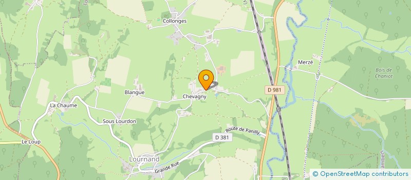 localisation de l'entreprise MONSIEUR THIERRY MICHELET  LOURNAND