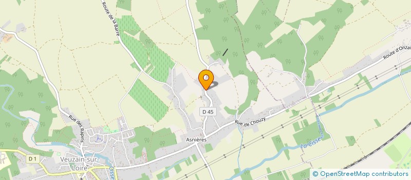 localisation de l'entreprise MONSIEUR THIERRY MICHOT  VEUZAIN-SUR-LOIRE