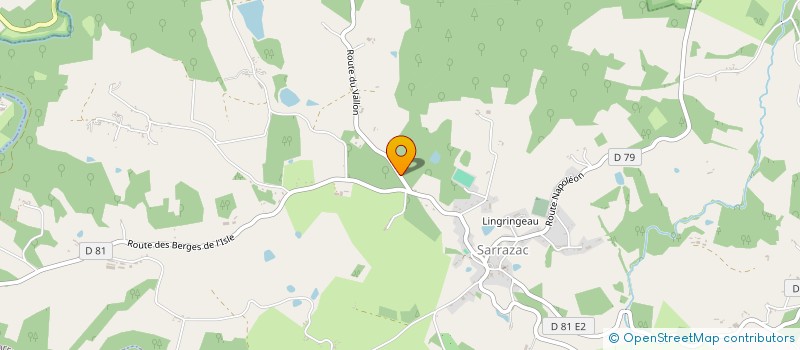 localisation de l'entreprise MONSIEUR THIERRY MIENNE  SARRAZAC