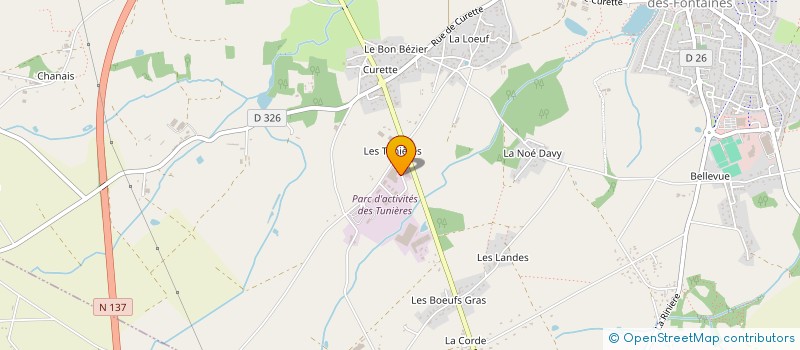 localisation de l'entreprise MONSIEUR THIERRY MIGEON à GRANDCHAMP-DES-FONTAINES