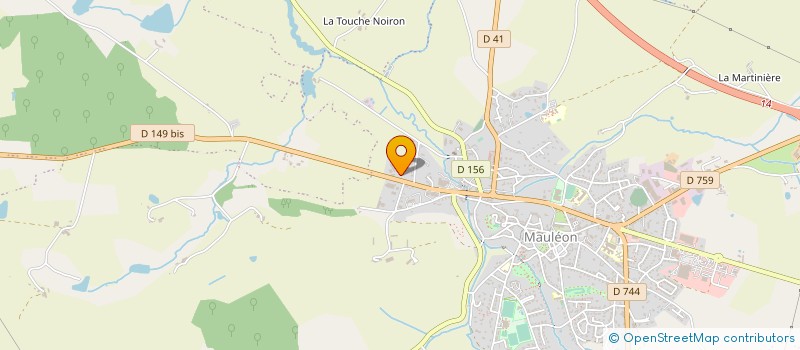 localisation de l'entreprise MONSIEUR THIERRY MILCENT  MAULEON