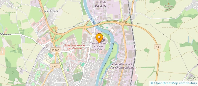 localisation de l'entreprise MONSIEUR THIERRY MILLOT à AUXERRE