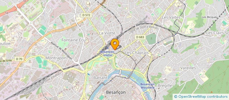 localisation de l'entreprise MONSIEUR THIERRY MILLOTTE à BESANCON