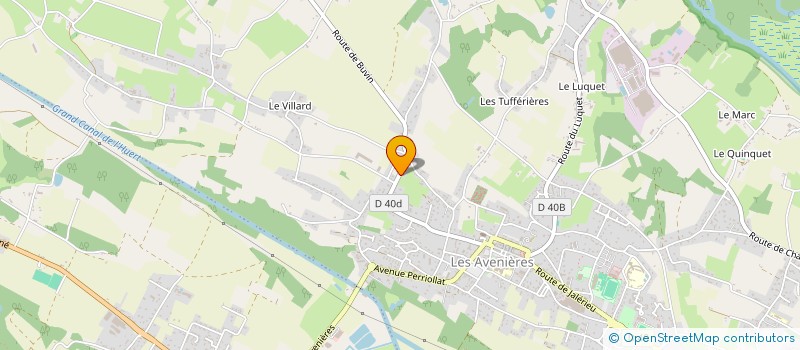 localisation de l'entreprise MONSIEUR THIERRY MILOT  LES AVENIERES VEYRINS-THUELLIN