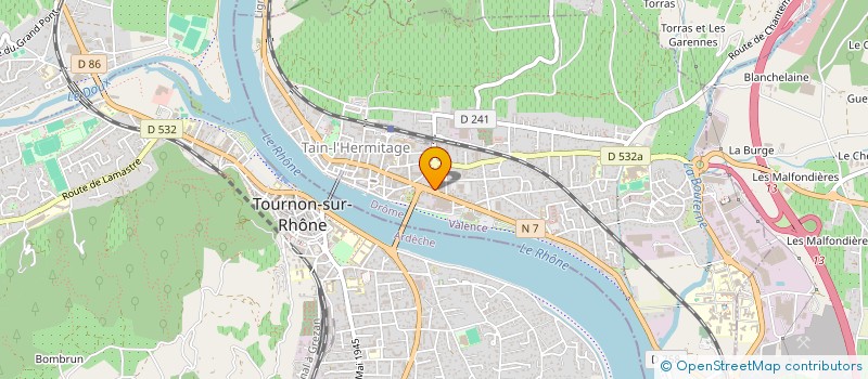 localisation de l'entreprise MONSIEUR THIERRY MINODIER  TAIN-L'HERMITAGE