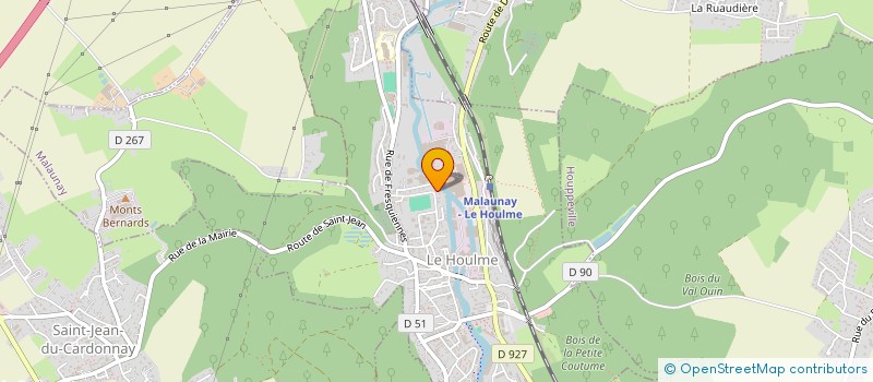 localisation de l'entreprise MONSIEUR THIERRY MINOT  LE HOULME