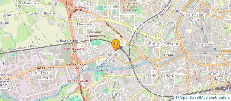 localisation de l'entreprise MONSIEUR THIERRY MIQUELIN  RENNES