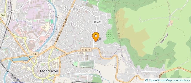 localisation de l'entreprise MONSIEUR THIERRY MIRAND  DESERTINES