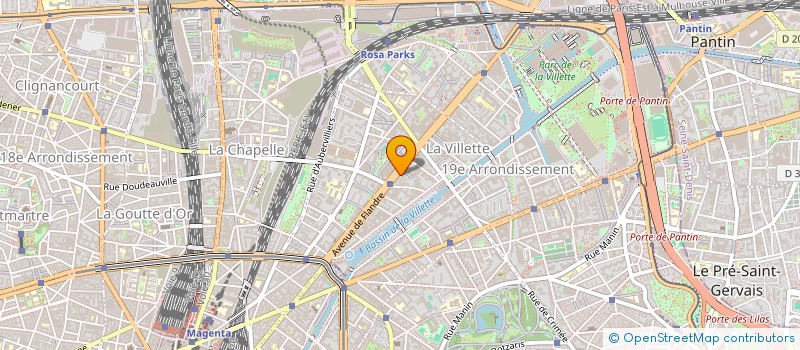 localisation de l'entreprise MONSIEUR THIERRY MONGE  PARIS