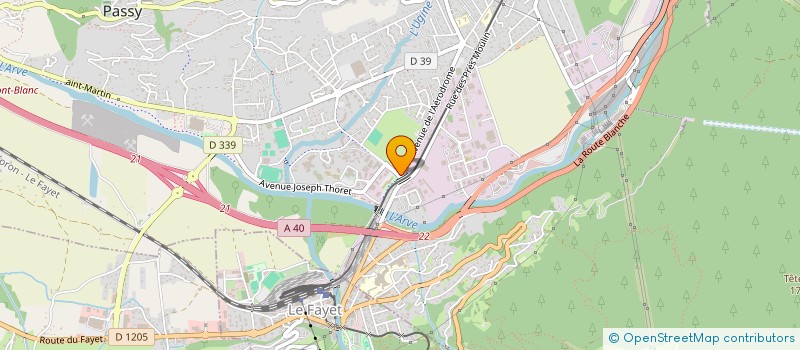 localisation de l'entreprise MONSIEUR THIERRY MONIN  PASSY