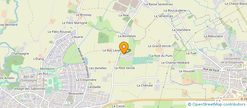 localisation de l'entreprise MONSIEUR THIERRY MONNIER  PACE