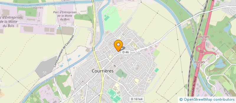localisation de l'entreprise MONSIEUR THIERRY MONTAGNE à COURRIERES