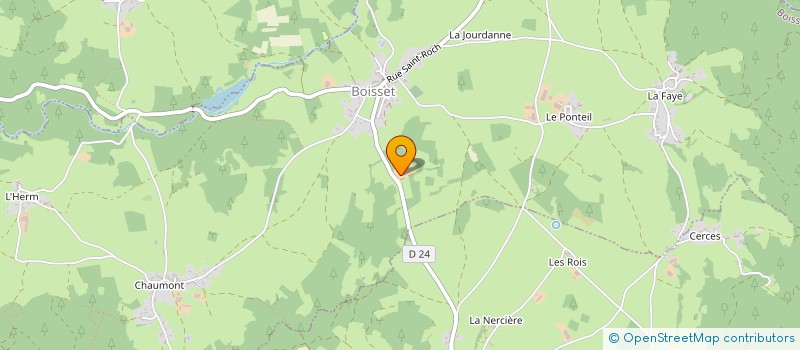 localisation de l'entreprise MONSIEUR THIERRY MONTAGNE à BEAUNE-SUR-ARZON