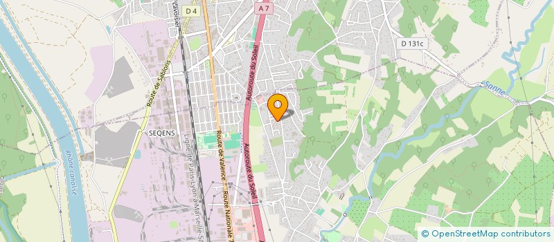 localisation de l'entreprise MONSIEUR THIERRY MONTAGNON  SALAISE-SUR-SANNE