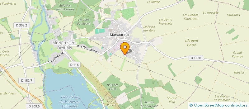 localisation de l'entreprise MONSIEUR THIERRY MONTALESCOT à MEZIERES-EN-DROUAIS