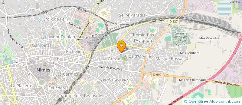 localisation de l'entreprise MONSIEUR THIERRY MONTESINOS  NIMES