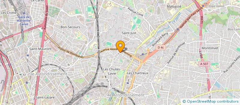 localisation de l'entreprise MONSIEUR THIERRY MONTET à MARSEILLE