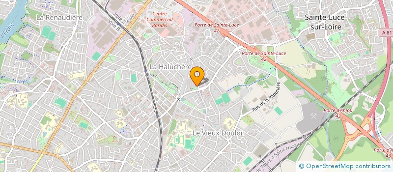localisation de l'entreprise MONSIEUR THIERRY MORAND  NANTES