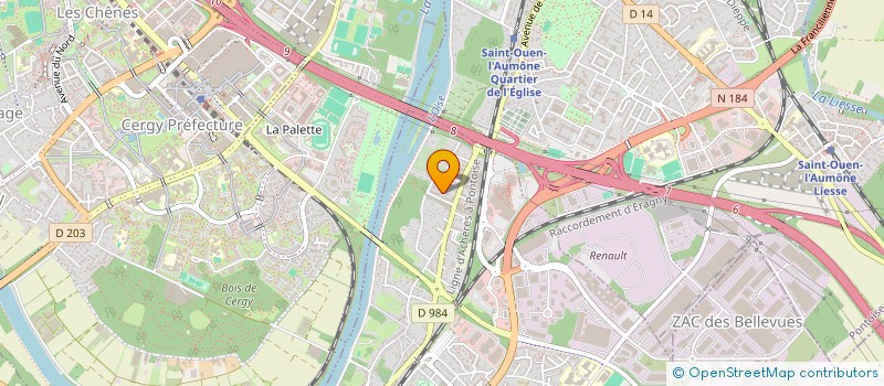 localisation de l'entreprise MONSIEUR THIERRY MORAND  ERAGNY