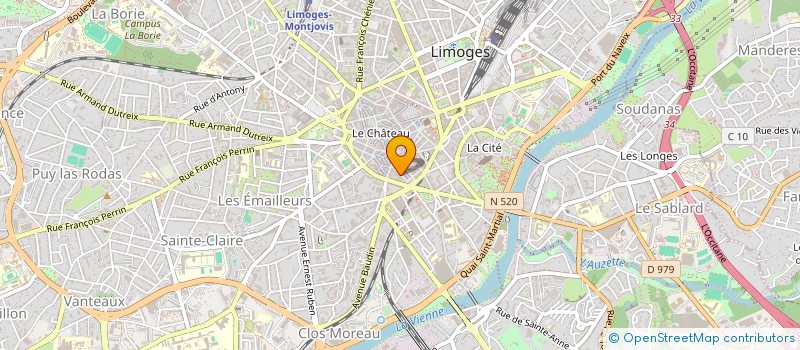 localisation de l'entreprise MONSIEUR THIERRY MOREAU à LIMOGES
