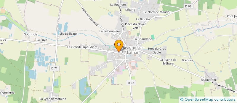localisation de l'entreprise MONSIEUR THIERRY MOREAU à SAVIGNE-SUR-LATHAN