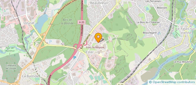localisation de l'entreprise MONSIEUR THIERRY MOREAU à LIMOGES