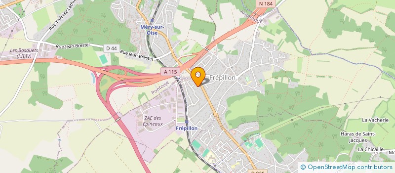 localisation de l'entreprise MONSIEUR THIERRY MOREL  FREPILLON