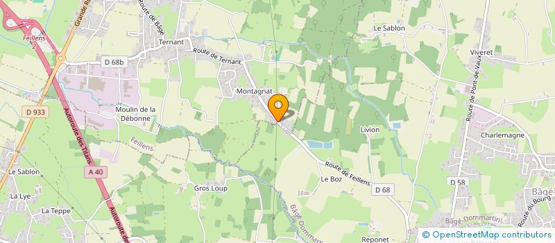 localisation de l'entreprise MONSIEUR THIERRY MOREL  FEILLENS