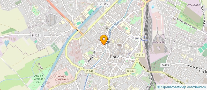 localisation de l'entreprise MONSIEUR THIERRY MORIAMEZ à DOUAI
