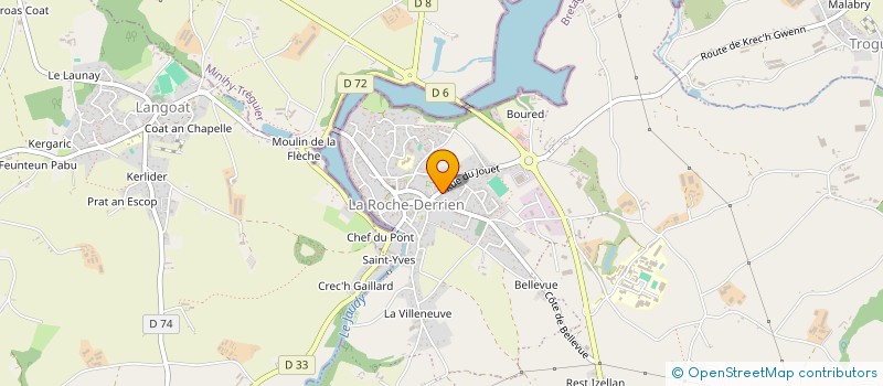 localisation de l'entreprise MONSIEUR THIERRY MORISSEAU  LA ROCHE-JAUDY